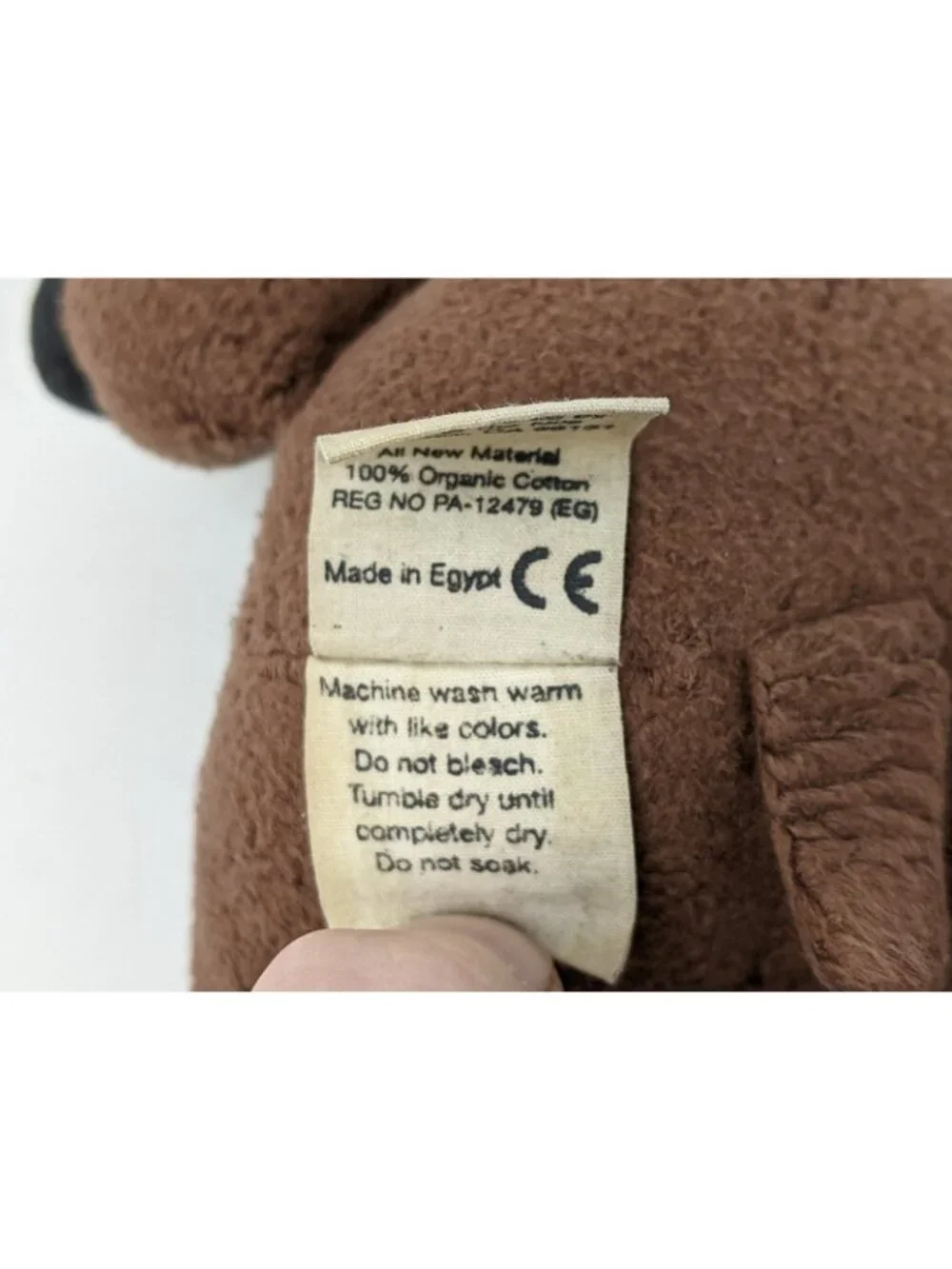 Badger Balm Under The Nile Plush Badger Organic Cotton Lot of 2 7
